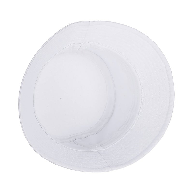 Umeepar Unisex 2 Pack Cotton Bucket Hat Packable Sun Hat for Men Women (2 Pack White) - Image 3